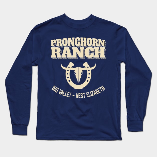 Pronghorn Ranch Long Sleeve T-Shirt by robotrobotROBOT